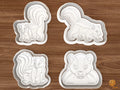 Skunk Cookie Cutter Set STL File - 01 set main