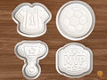 Soccer MVP Cookie Cutter Set STL File - 01 set main