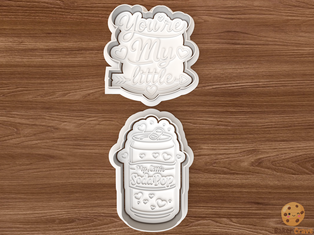 My Little Soda Pop Cookie Cutter Set STL File - soda1