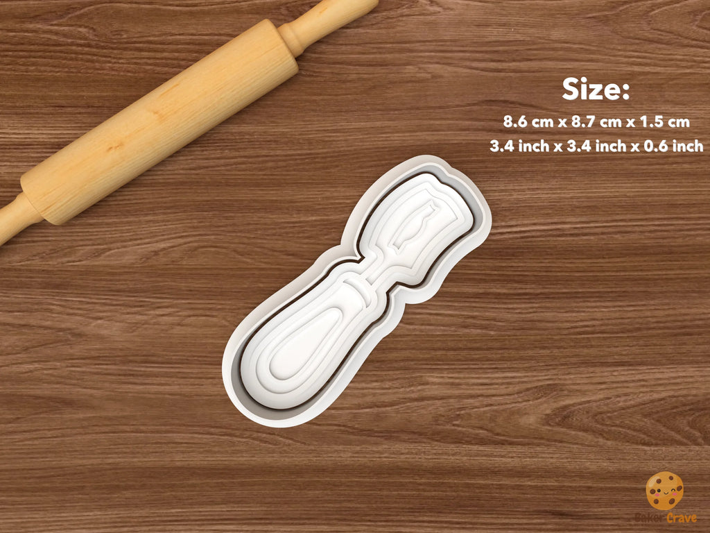 Sourdough Starter Cookie Cutter Set STL File - single bread lame