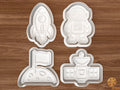 Space Cookie Cutter Set STL File - spac1