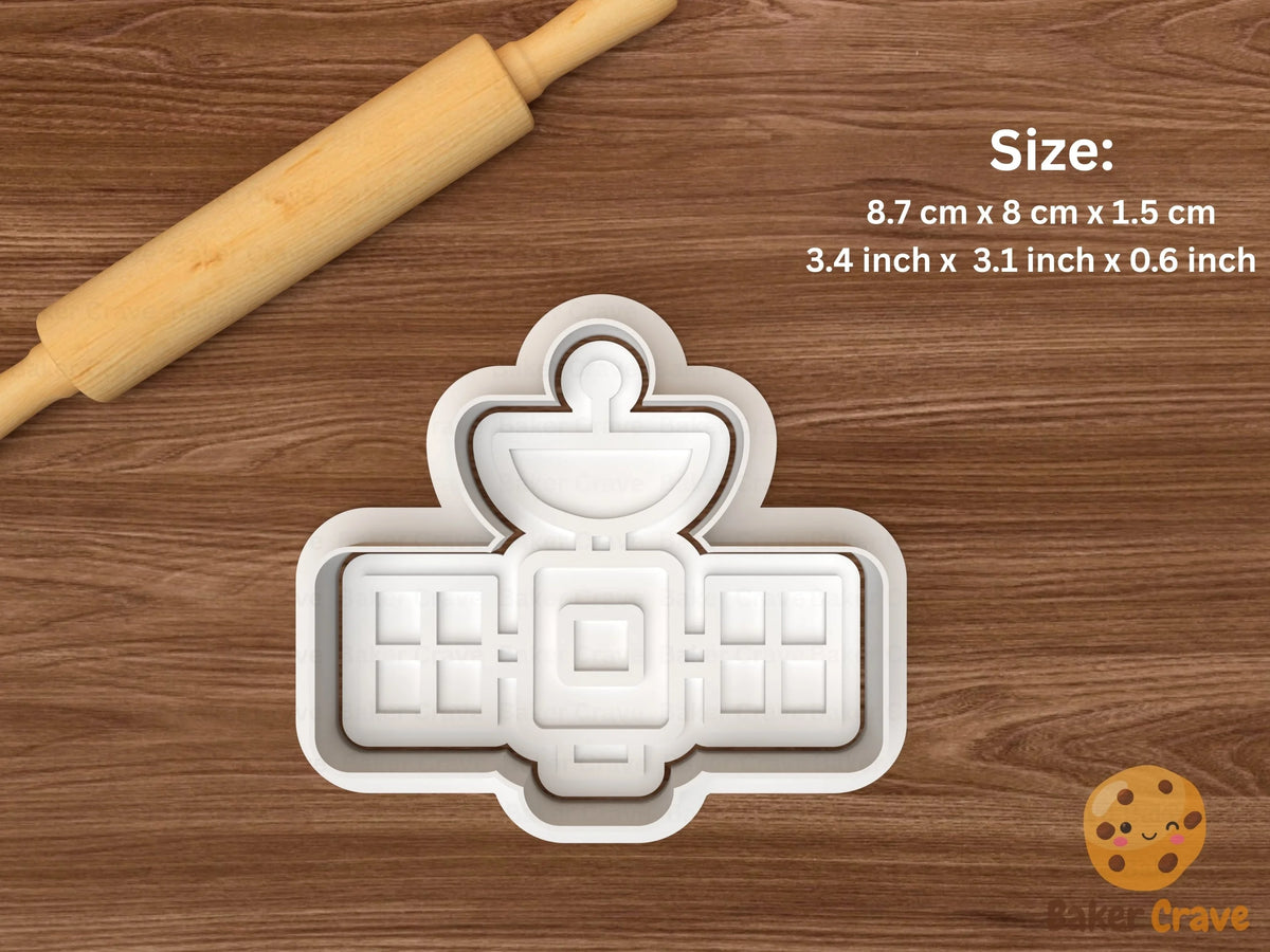 Space Cookie Cutter Set STL File - spac2