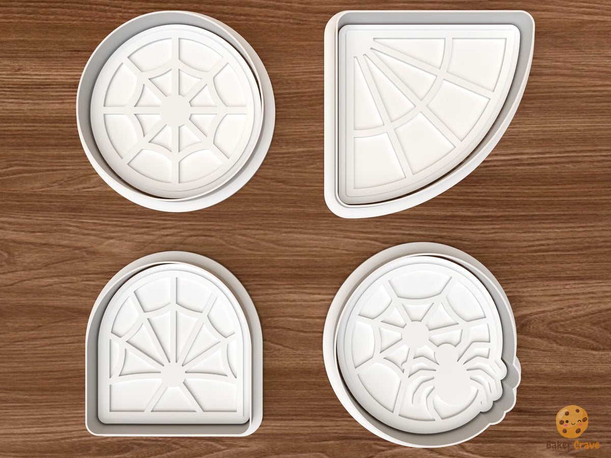 Spider Web Cookie Cutter Set