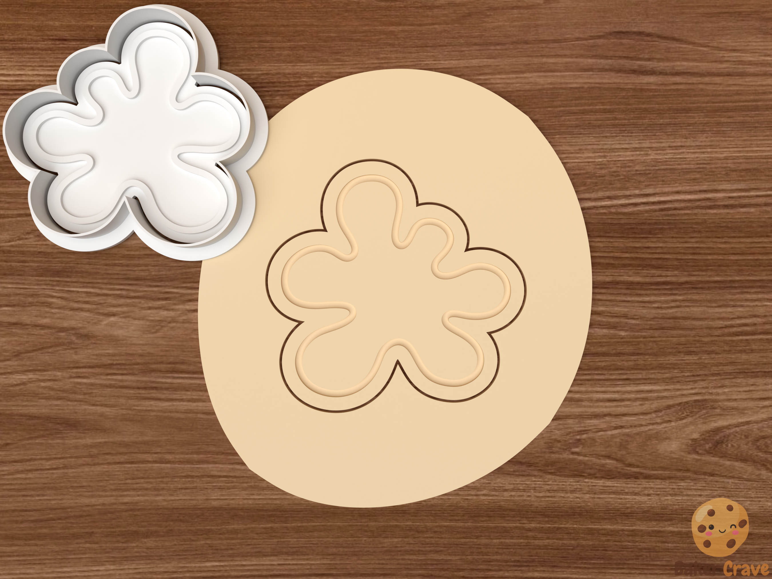 Splash Cookie Cutter Set STL File - splash3