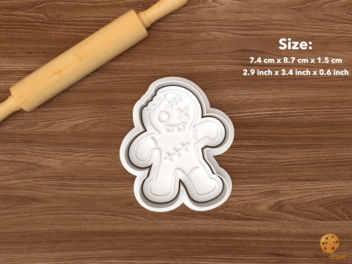 Spooky Gingerbread Cookie Cutter Set STL File