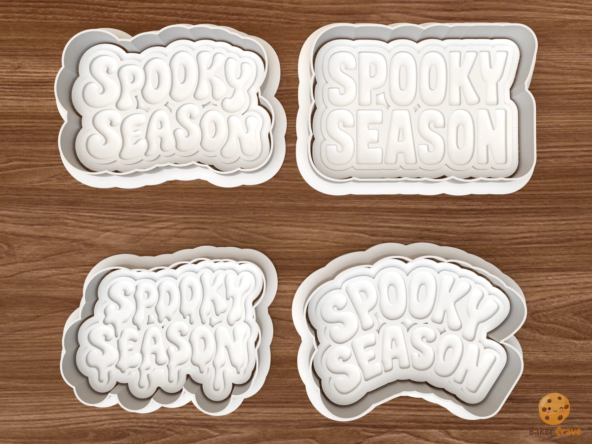 Spooky Season Lettering Cookie Cutter Set