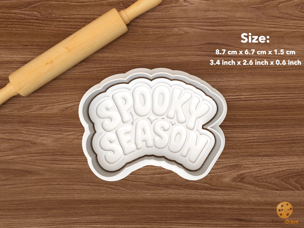 Spooky Season Lettering Cookie Cutter Set