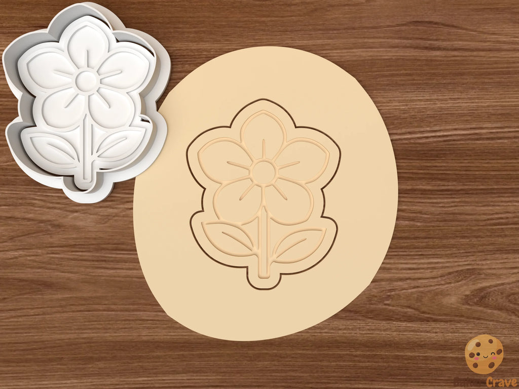 Spring Flower Cookie Cutter Set STL File - flower4