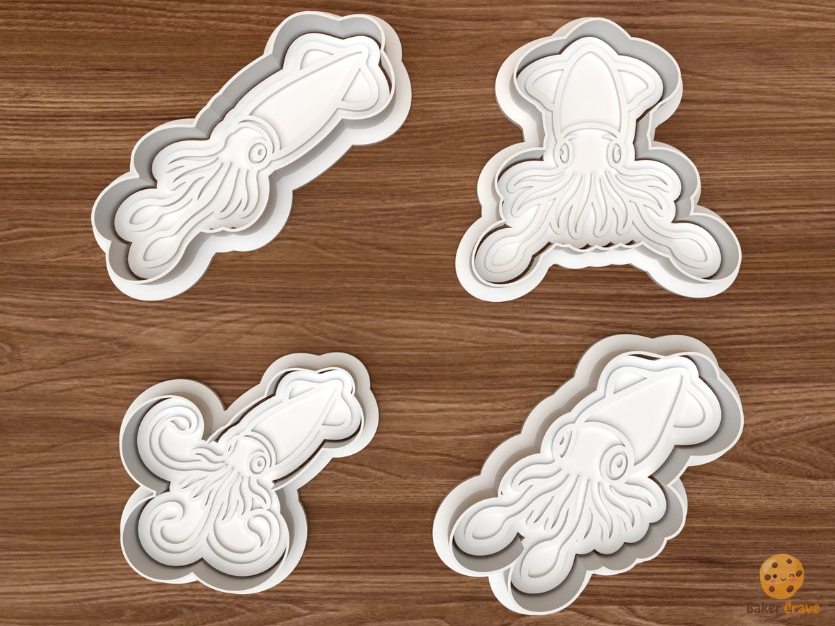 Squid Cookie Cutter Set - 01 set main
