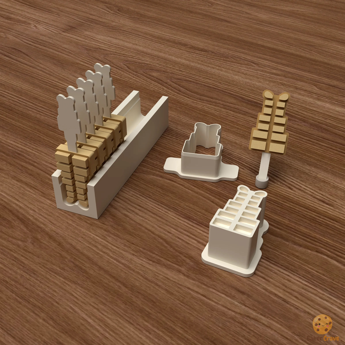 Stacked Gifts Cake Pop Mold STL File