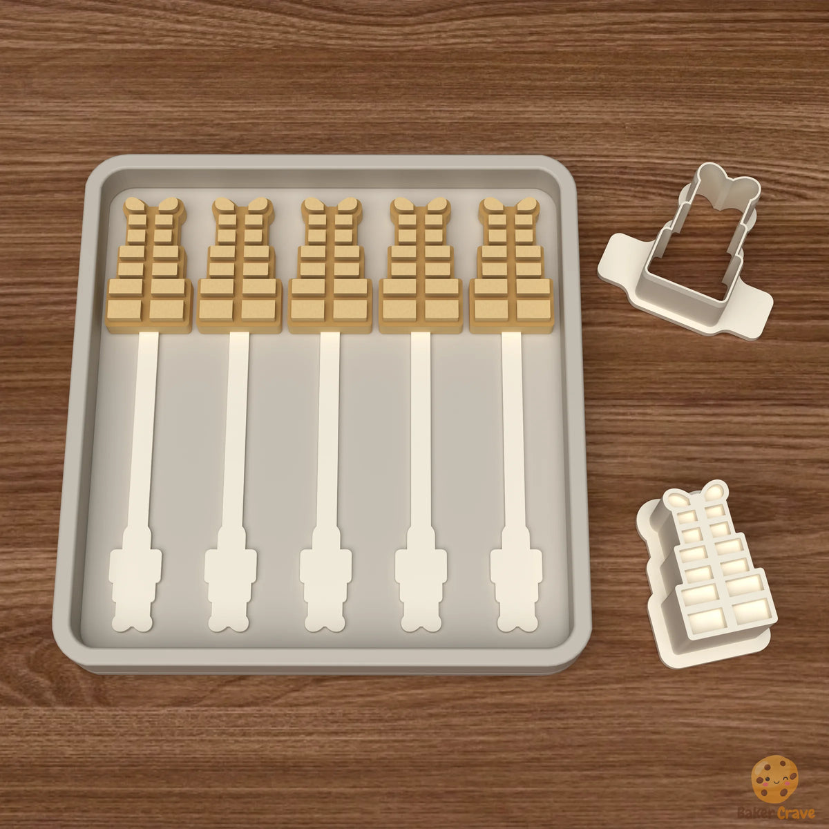 Stacked Gifts Cake Pop Mold STL File