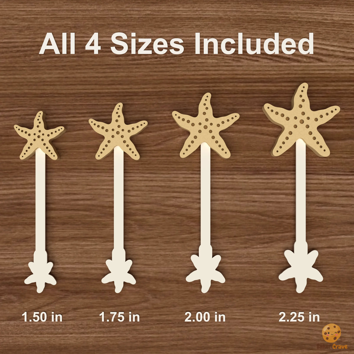 Starfish Cake Pop Mold STL File