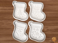 Christmas Stockings Cookie Cutter Set STL File - stock1