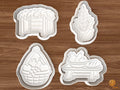 Sukkot Harvest Cookie Cutter Set STL File
