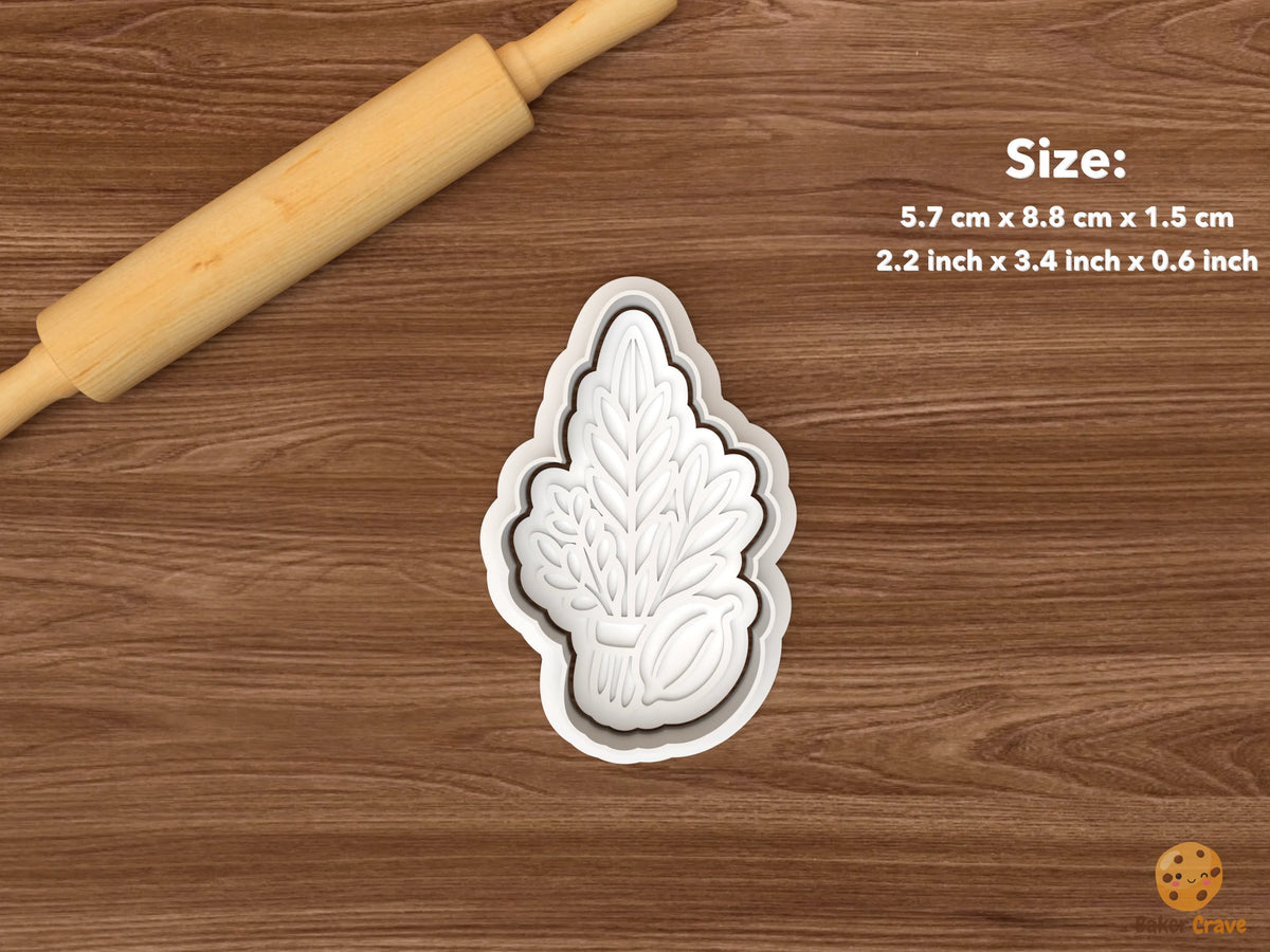 Sukkot Harvest Cookie Cutter Set STL File
