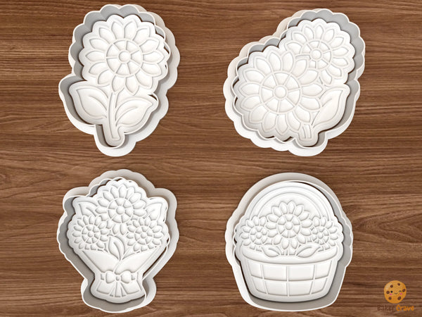 Sunflower Harvest Cookie Cutter Set