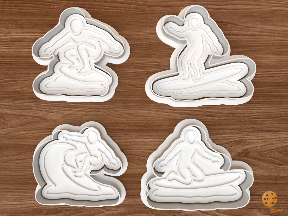 Surfing Cookie Cutter Set
