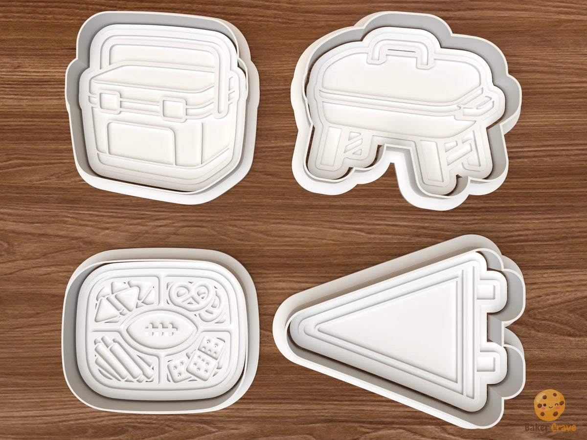 Tailgate Party Cookie Cutter Set