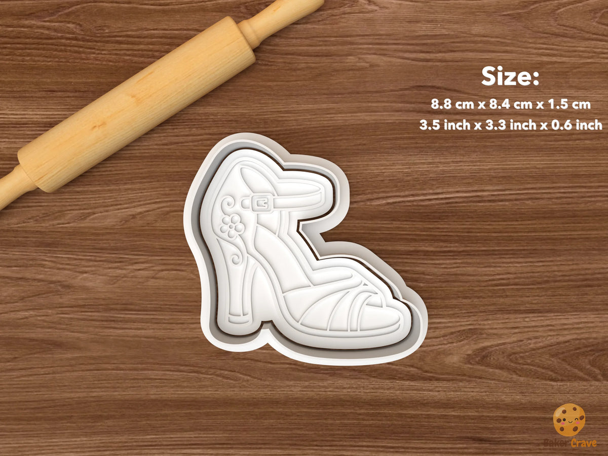 Tango Dance Cookie Cutter Set STL File - single tango high heel