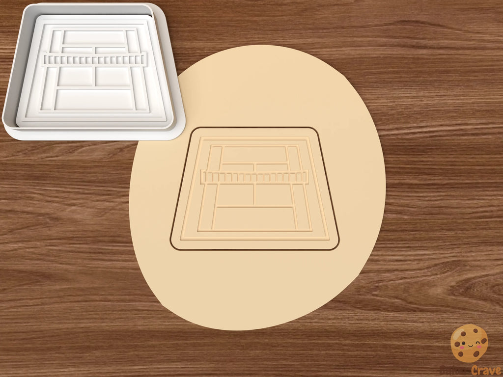 Tennis Cookie Cutter Set STL File - tennis2