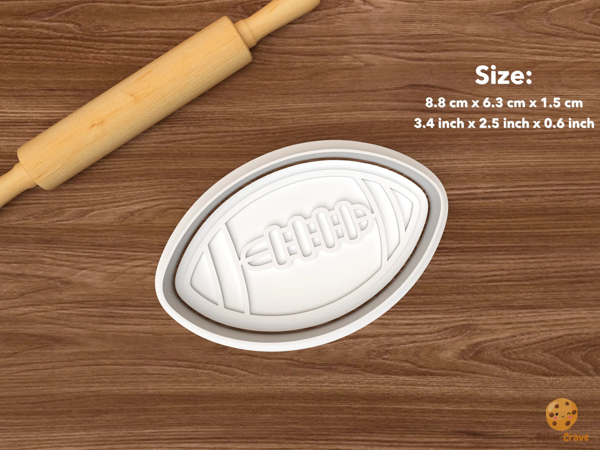 Thanksgiving Football Watch Party Cookie Cutter Set STL File