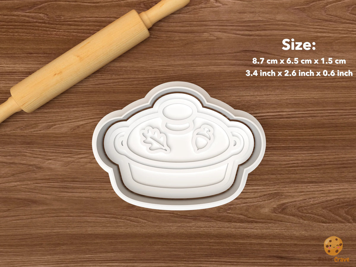 Thanksgiving Hostess Cookie Cutter Set STL File