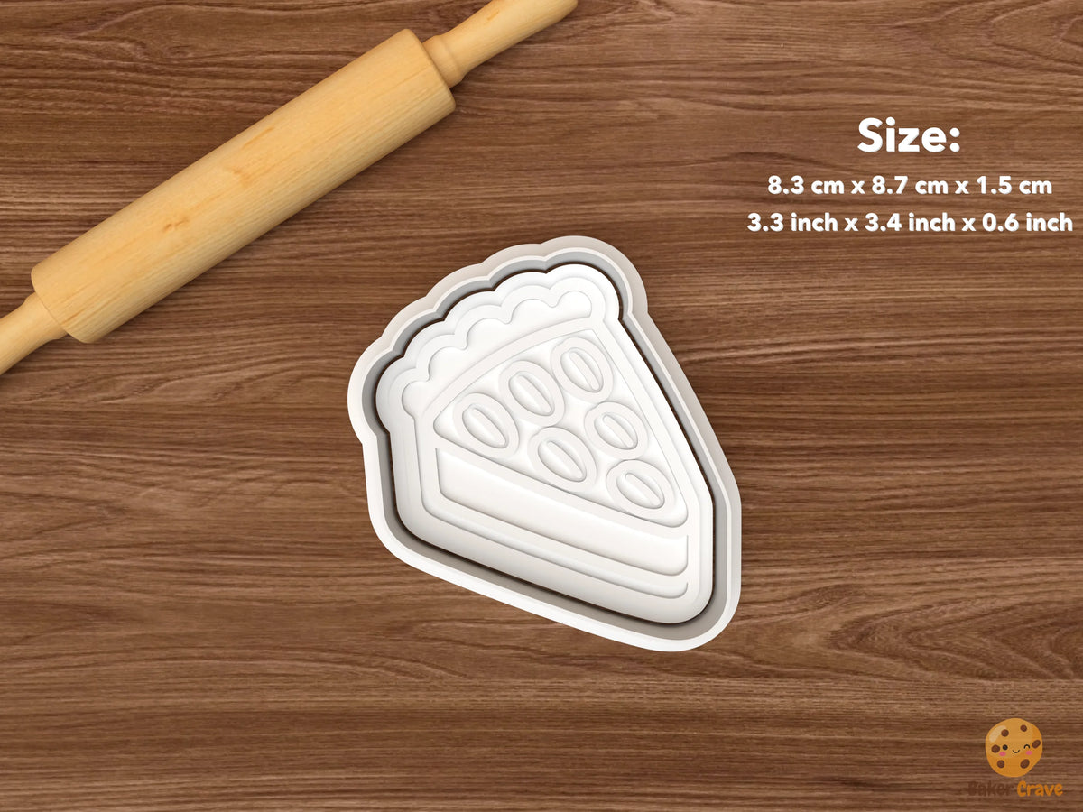 Thanksgiving Pie Bar Cookie Cutter Set STL File