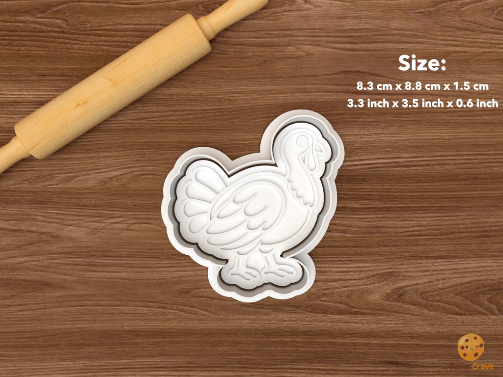 Thanksgiving Turkey Collection Cookie Cutter Set STL File