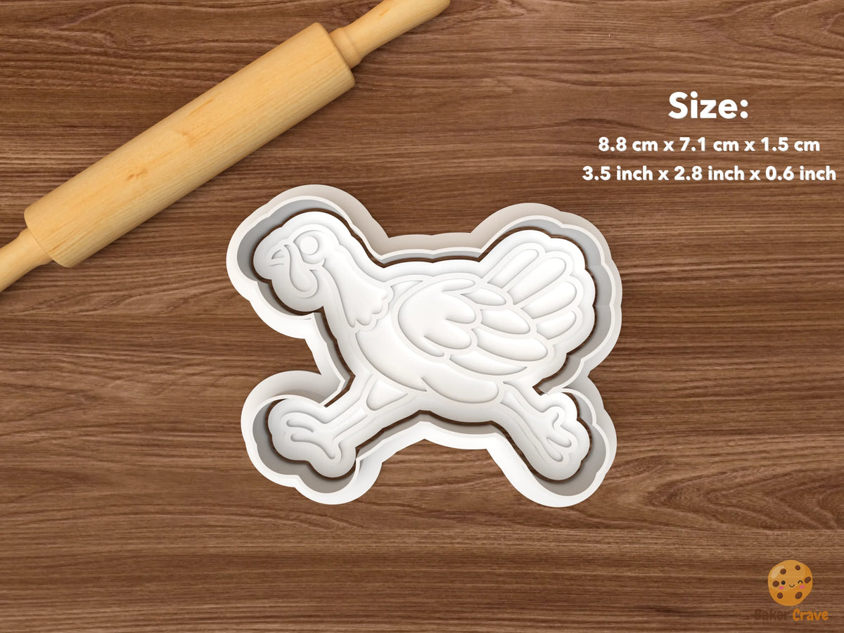 Thanksgiving Turkey Collection Cookie Cutter Set STL File