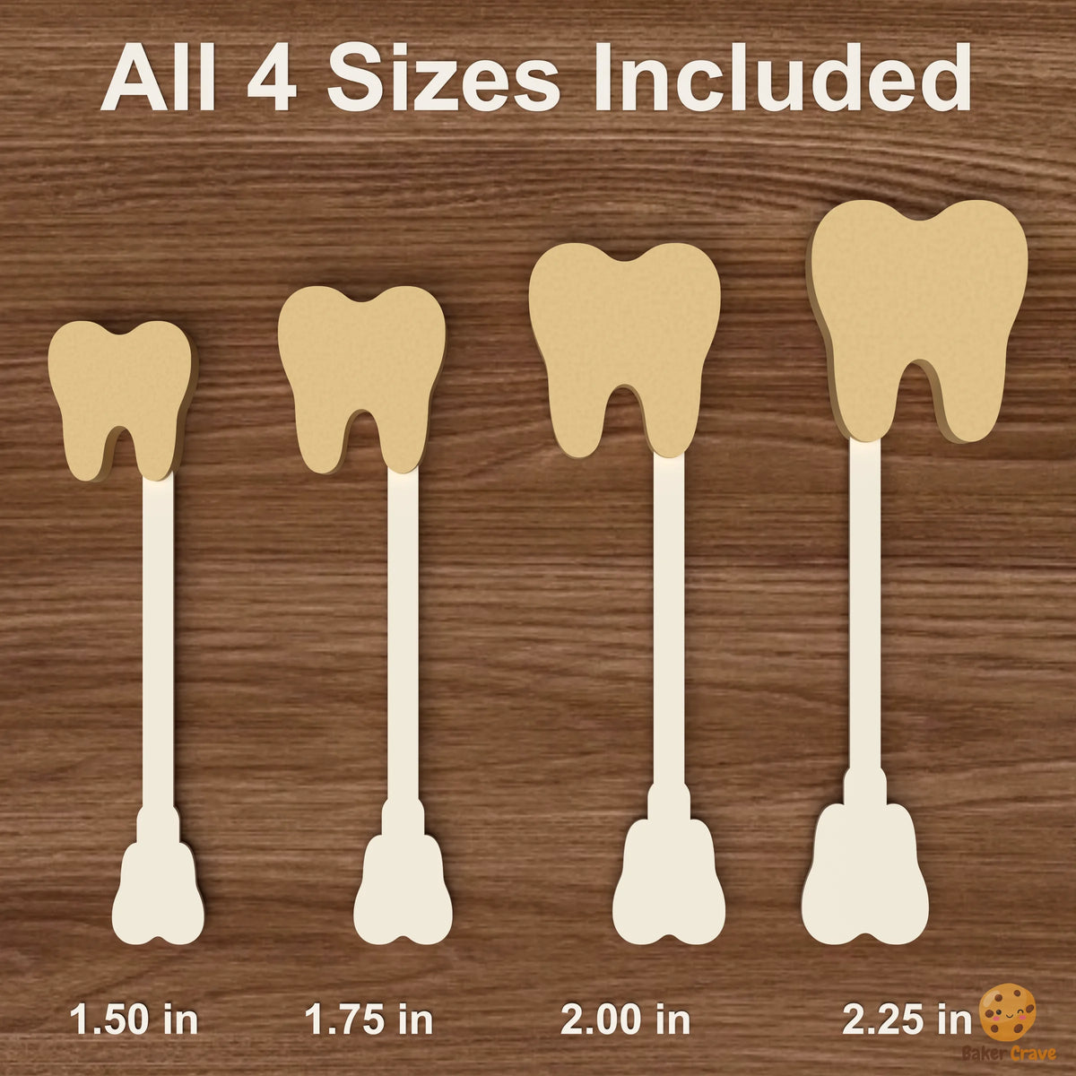 Tooth Cake Pop Mold STL File
