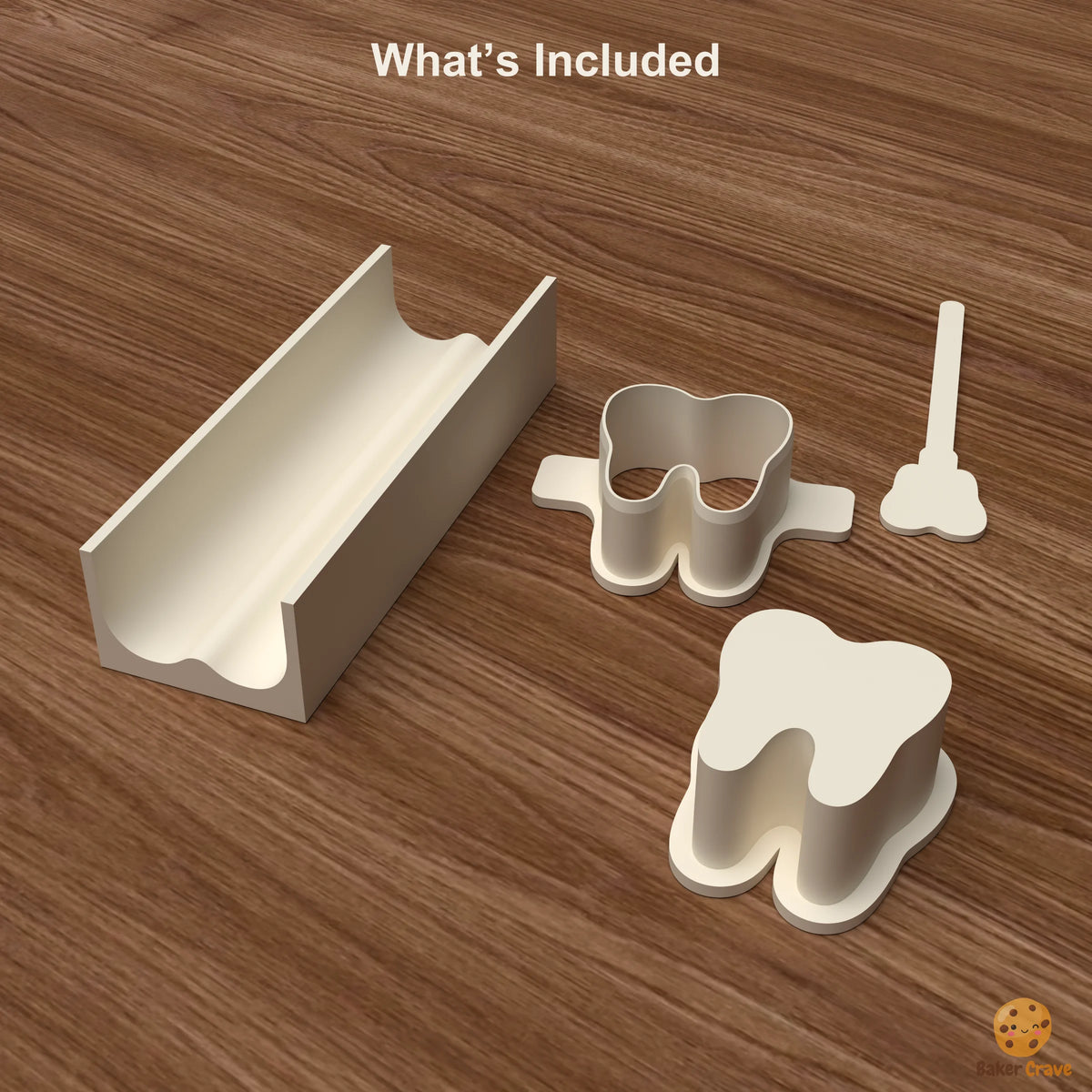 Tooth Cake Pop Mold STL File