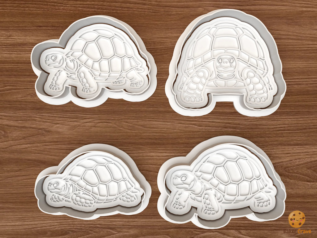 Tortoise Cookie Cutter Set STL File - 01 set main