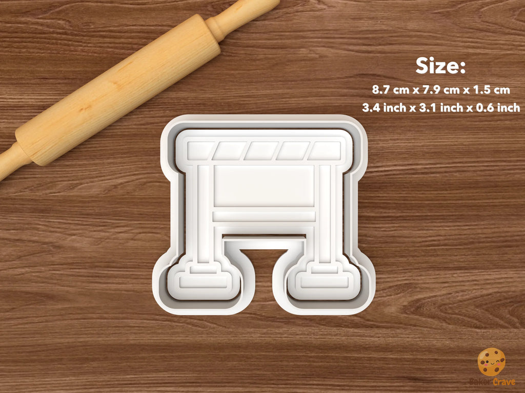 Track and Field Cookie Cutter Set STL File - single hurdle