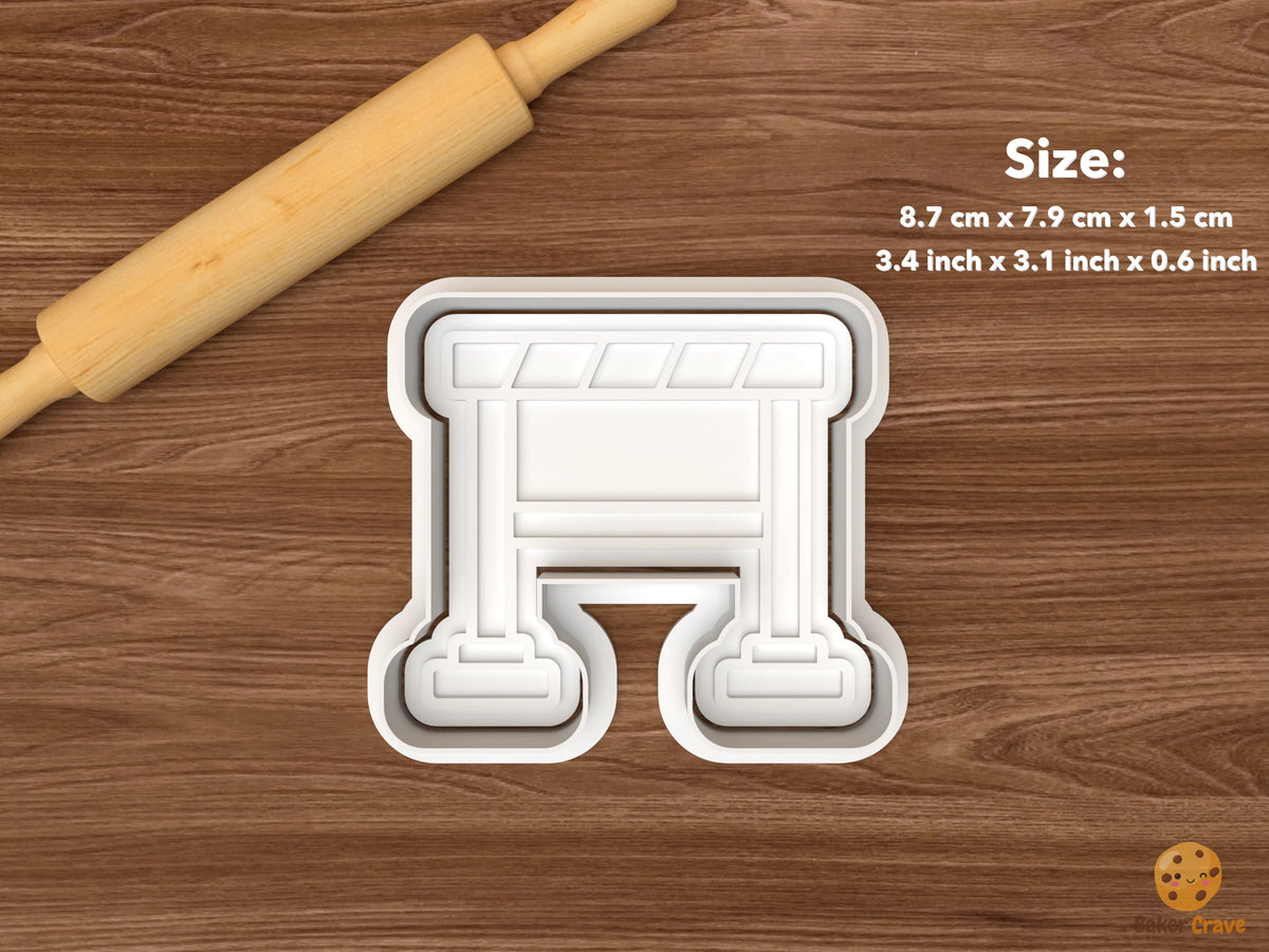 Track and Field Cookie Cutter Set - single hurdle