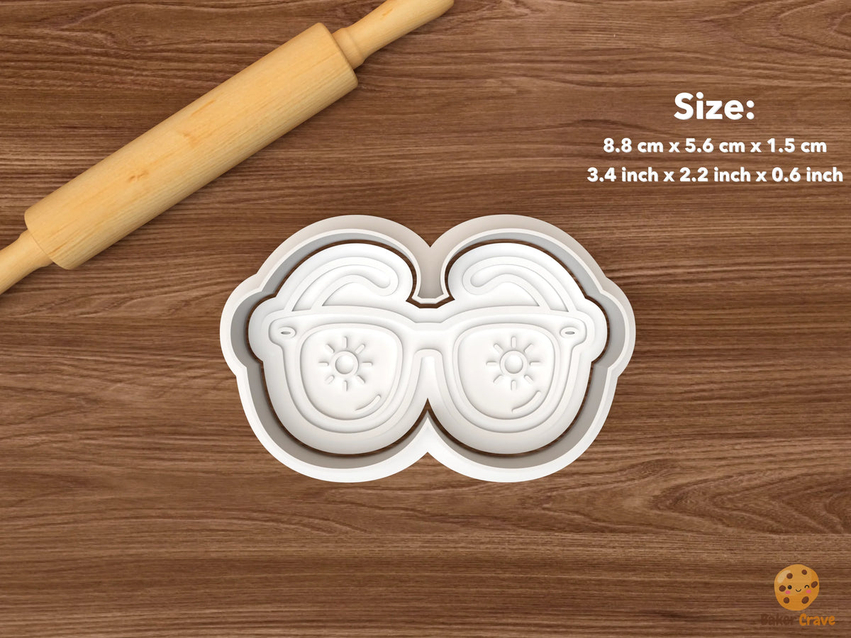Travel Vacation Cookie Cutter Set - single sunglasses