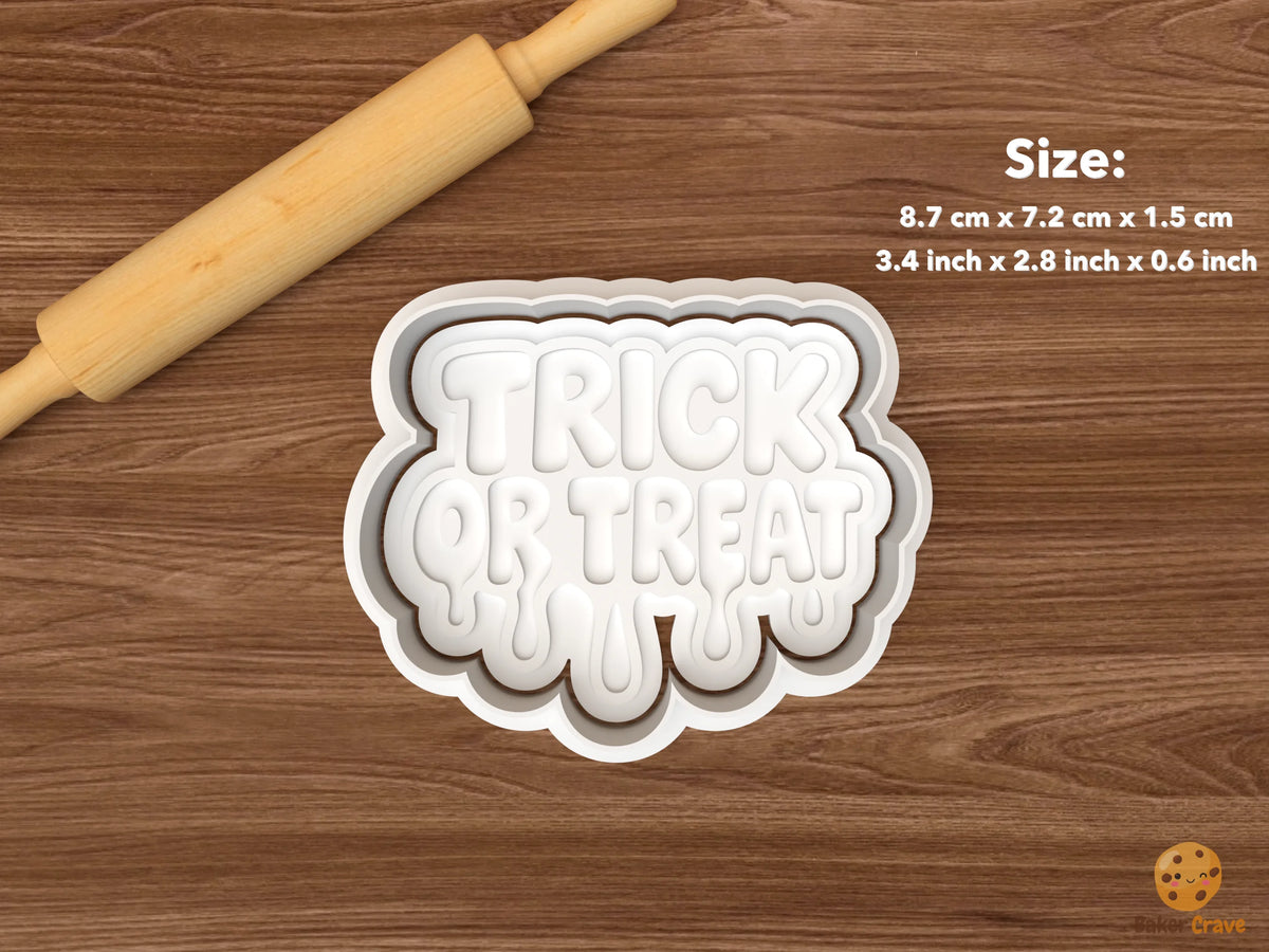 Trick Or Treat Lettering Cookie Cutter Set