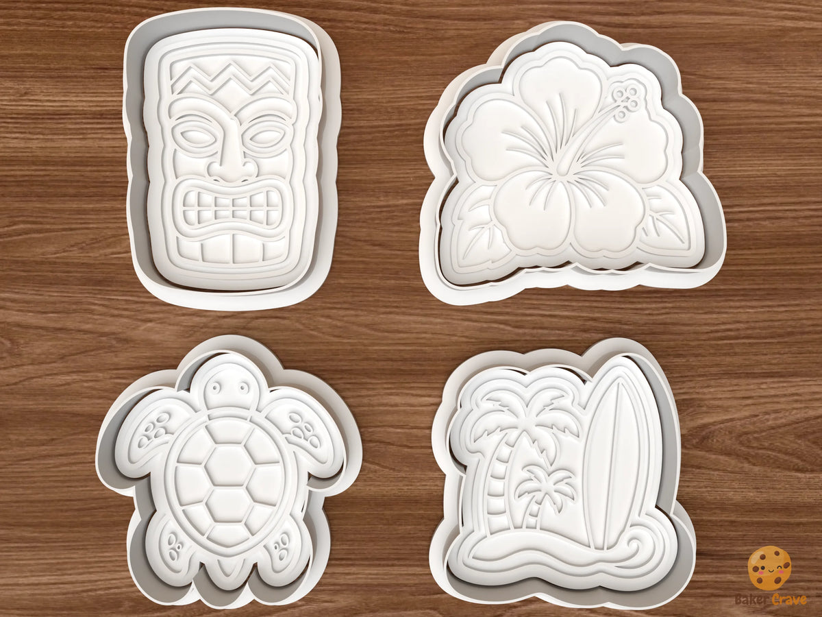 Tropical Hawaii Cookie Cutter Set - 01 set main