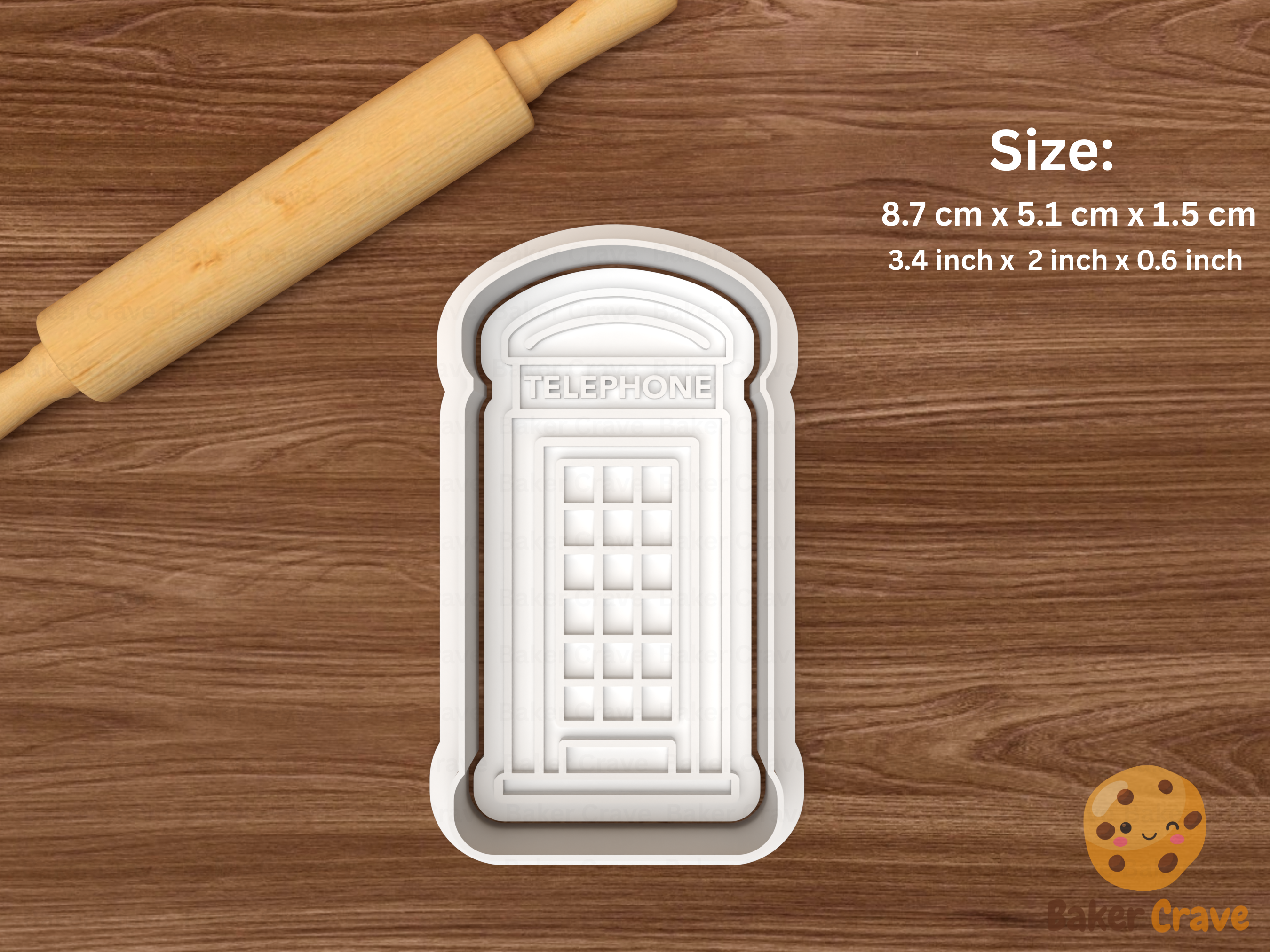 UK culture Cookie Cutter Set STL File - uk9
