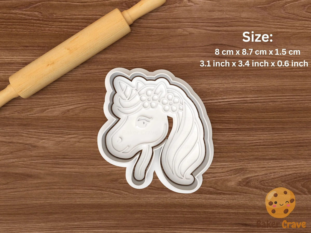Unicorn Cookie Cutter Set STL File