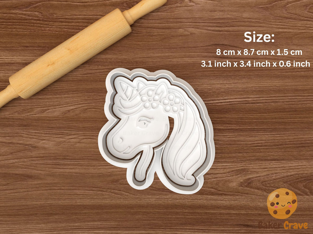 Unicorn Cookie Cutter Set STL File