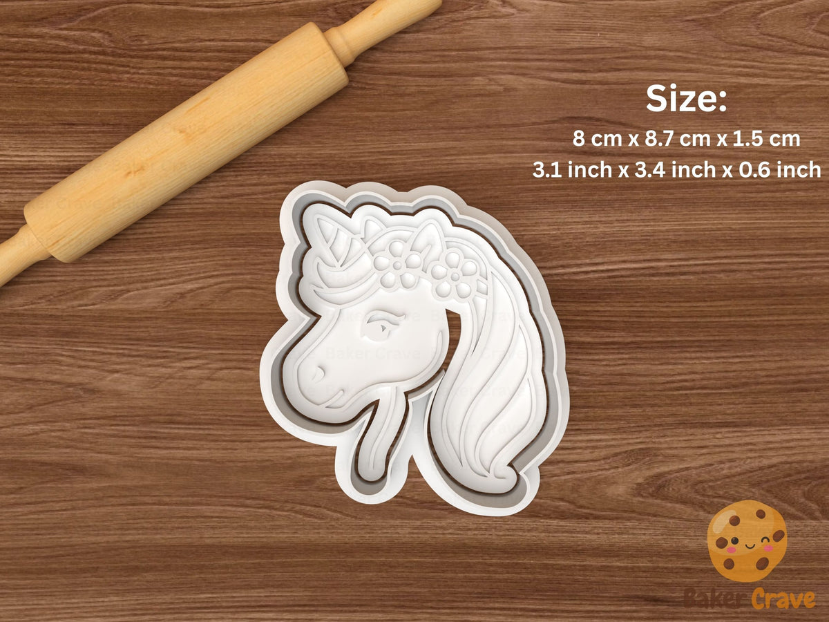 Unicorn Cookie Cutter Set STL File
