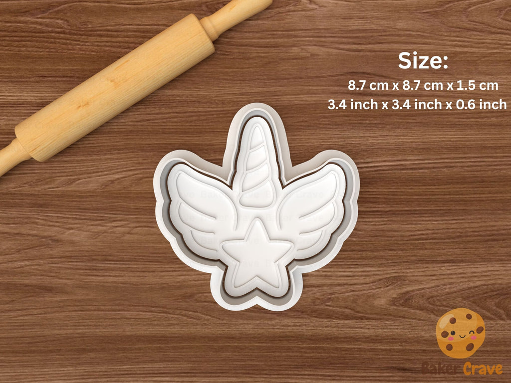 Unicorn Cookie Cutter Set STL File
