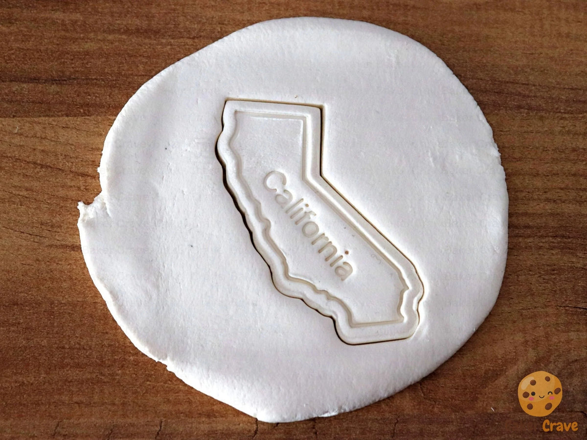 USA State Map Cookie Cutter Set STL File - usamap1 kopyası