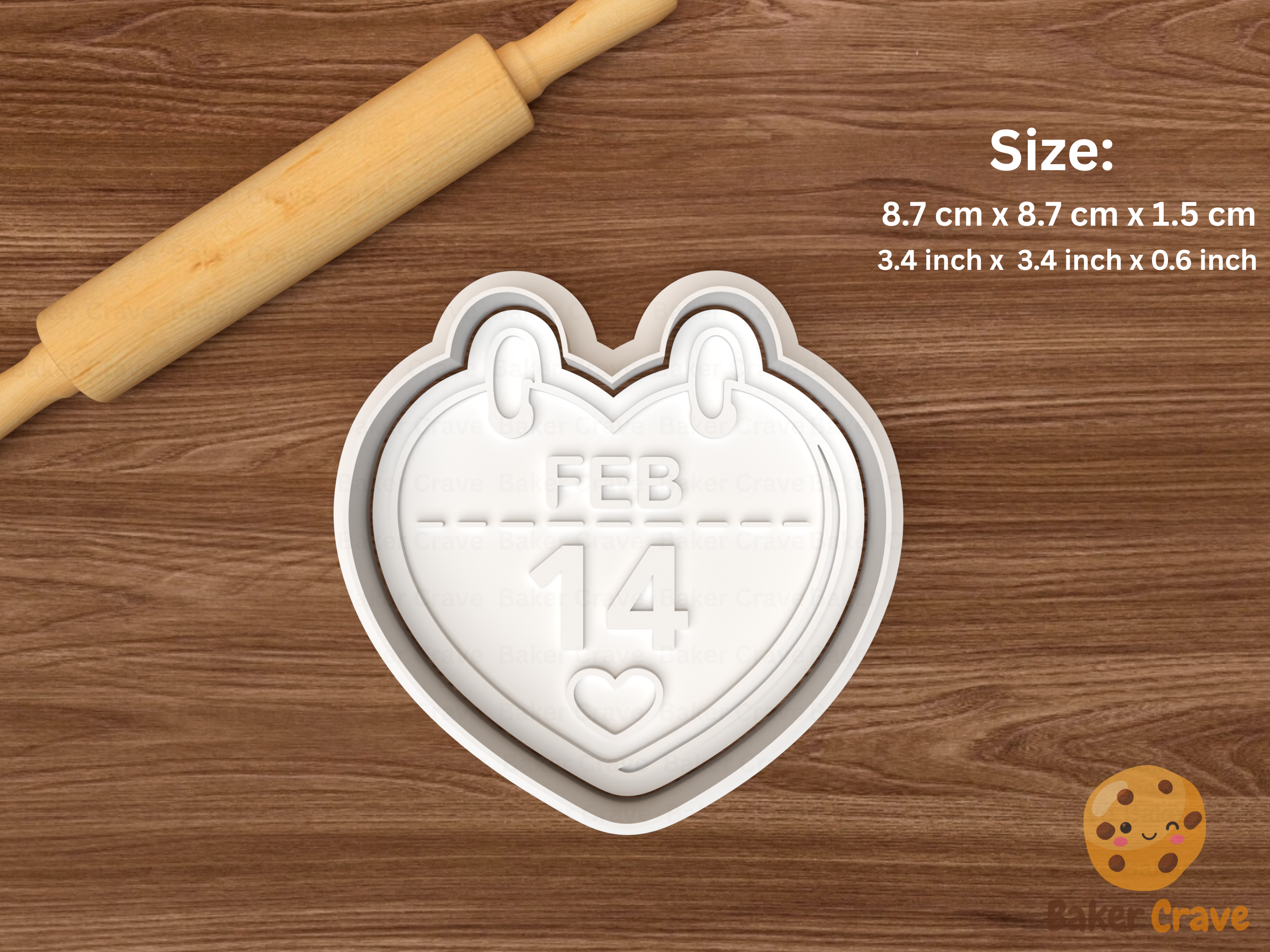 Valentines Day Cookie Cutter Set STL File - valentine5