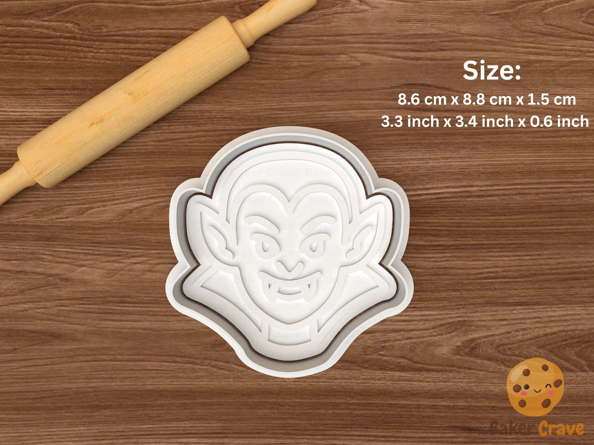 Vampire Cookie Cutter Set STL File - vmp4
