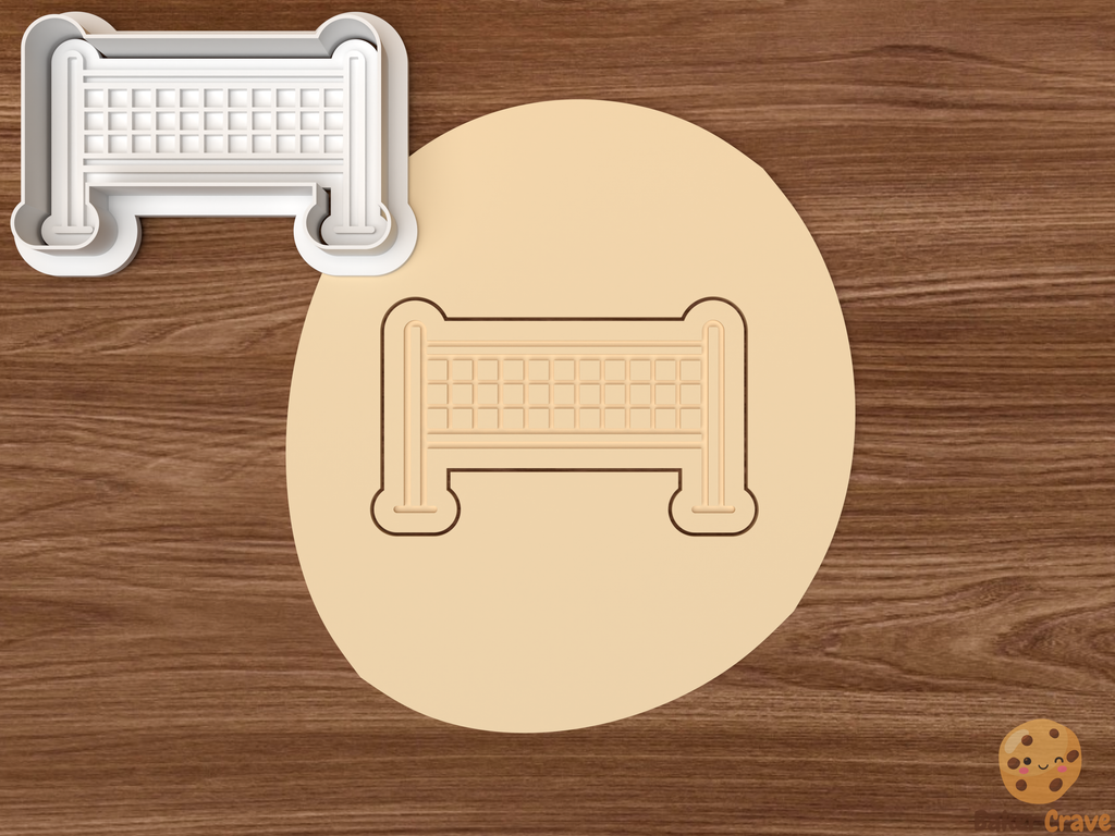 Volleyball Cookie Cutter Set STL File - vball4