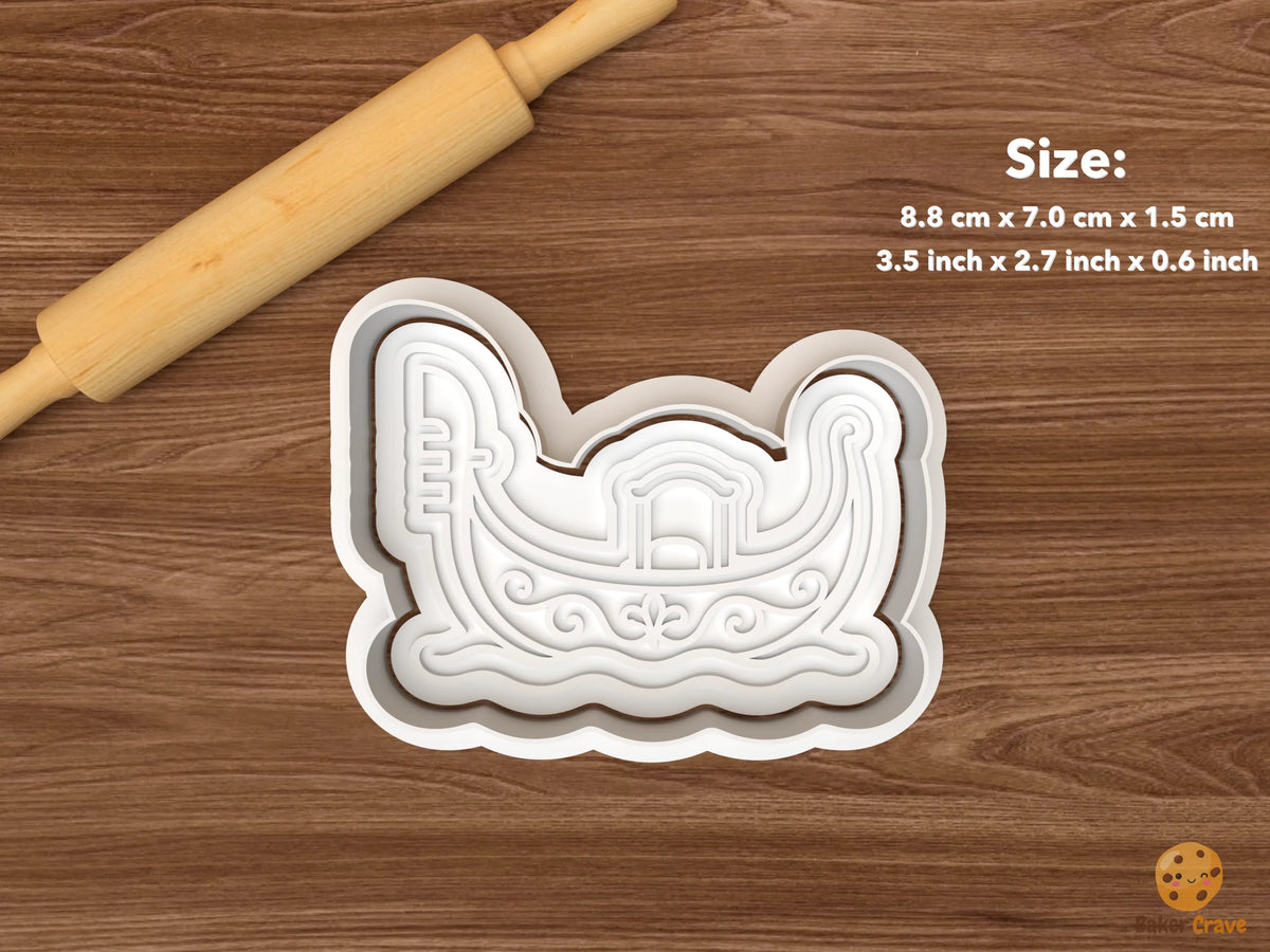 Venice Carnival Cookie Cutter Set - single gondola