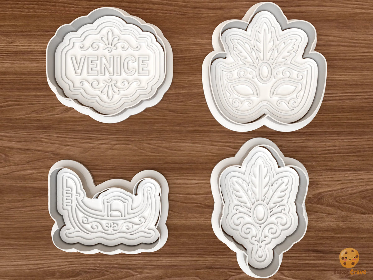 Venice Carnival Cookie Cutter Set - 01 set main