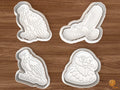 Vulture Cookie Cutter Set STL File - 01 set main
