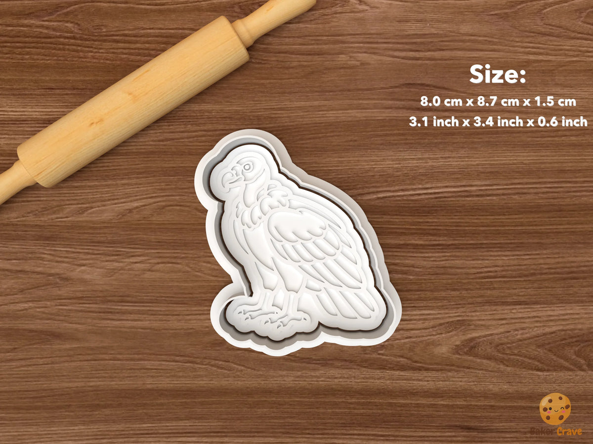 Vulture Cookie Cutter Set - single standing vulture